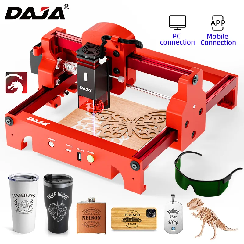 Industrial Laser Solutions - DAJA A7 Laser Engraver 5W Mini