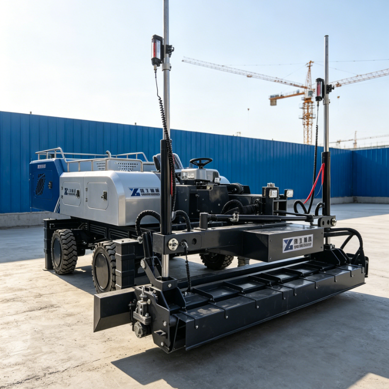 Industrial Laser Guide - Customized Laser Guided Screed Machine Concrete