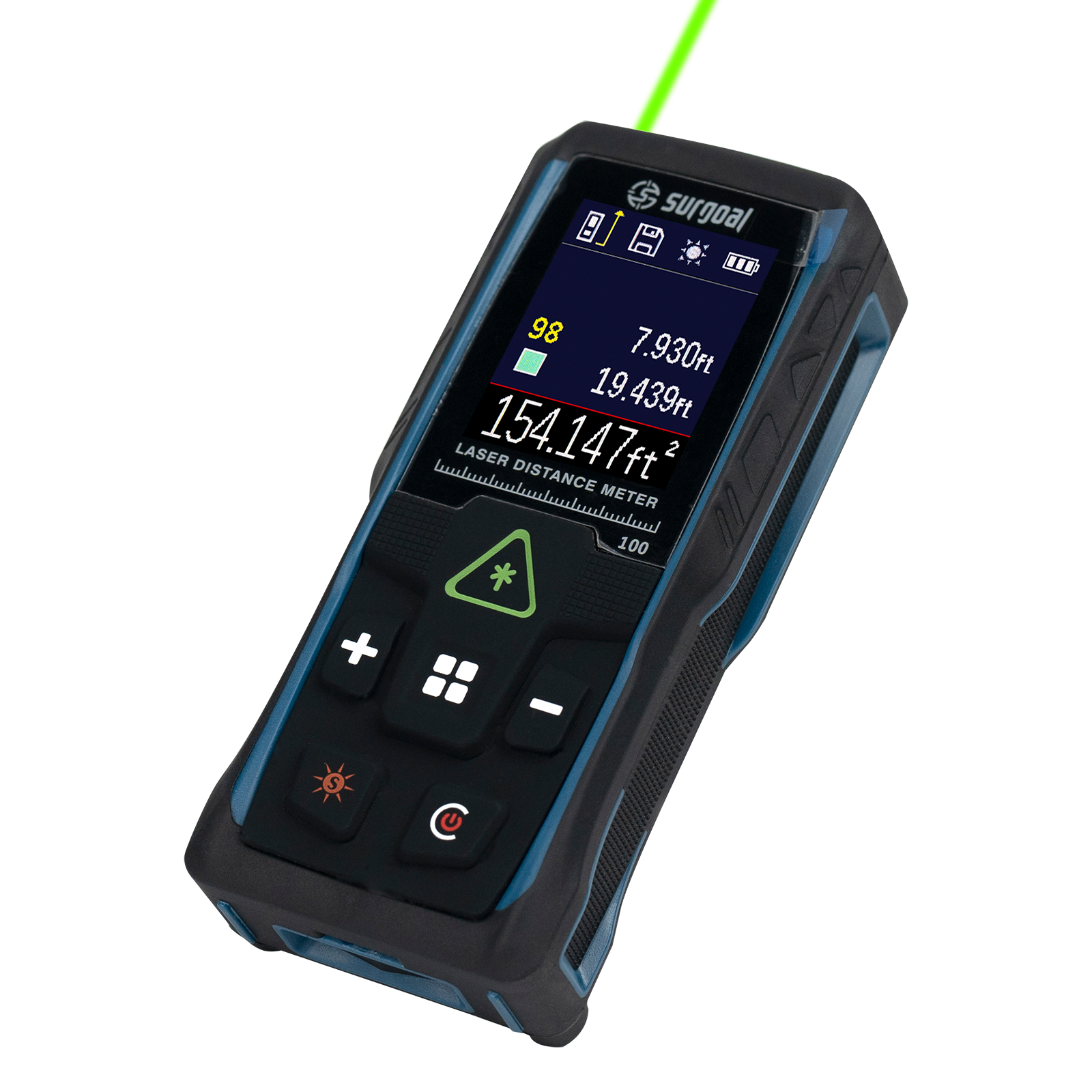 100m Green Laser Rangefinders  - مراجعة Industrial Laser Tape Measure وسعره