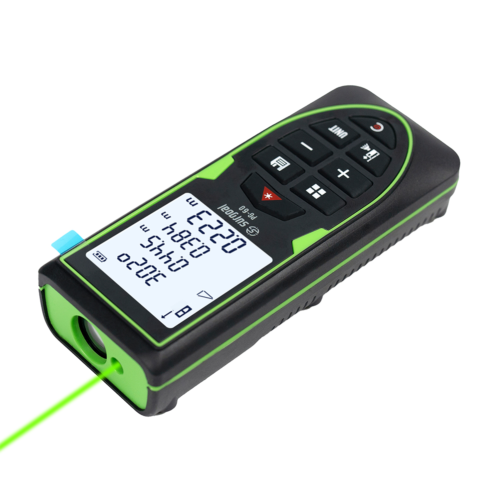 Green Laser Distance Meter 120 - مراجعة Industrial Laser Tape Measure وسعره