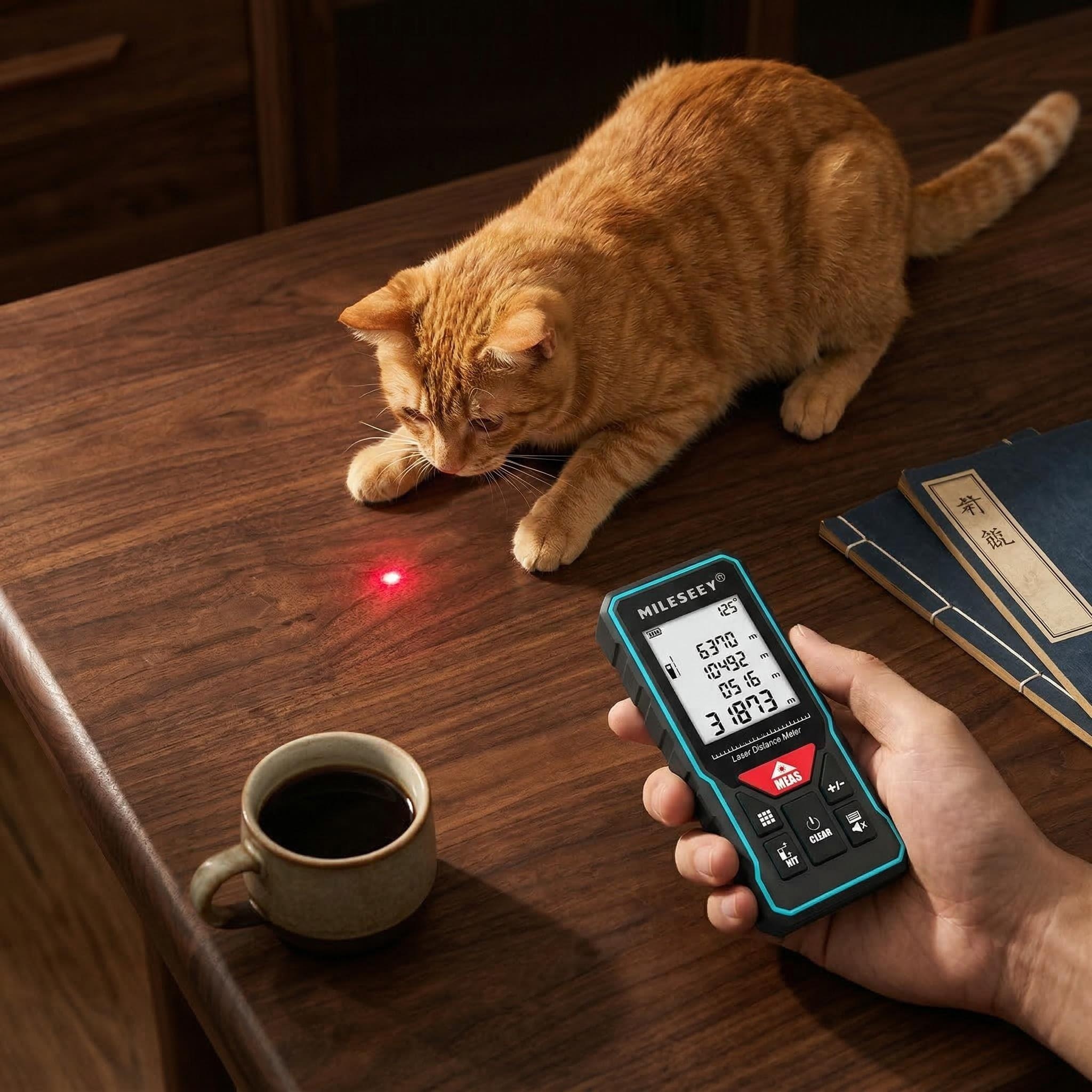 Mileseey Laser Rangefinder X5  - مراجعة Industrial Laser Tape Measure وسعره
