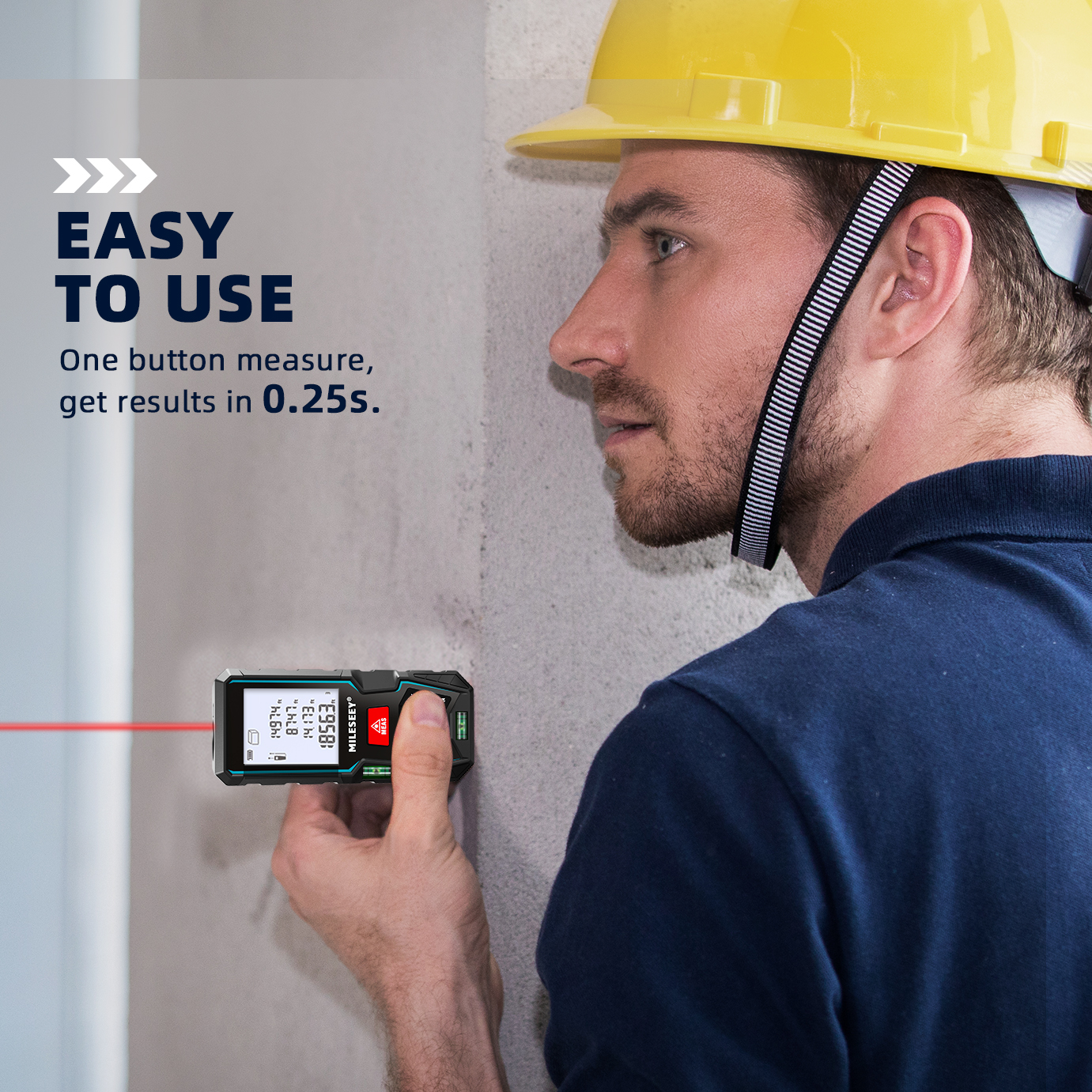 Mileseey Laser Rangefinder X5  - مراجعة Industrial Laser Tape Measure وسعره