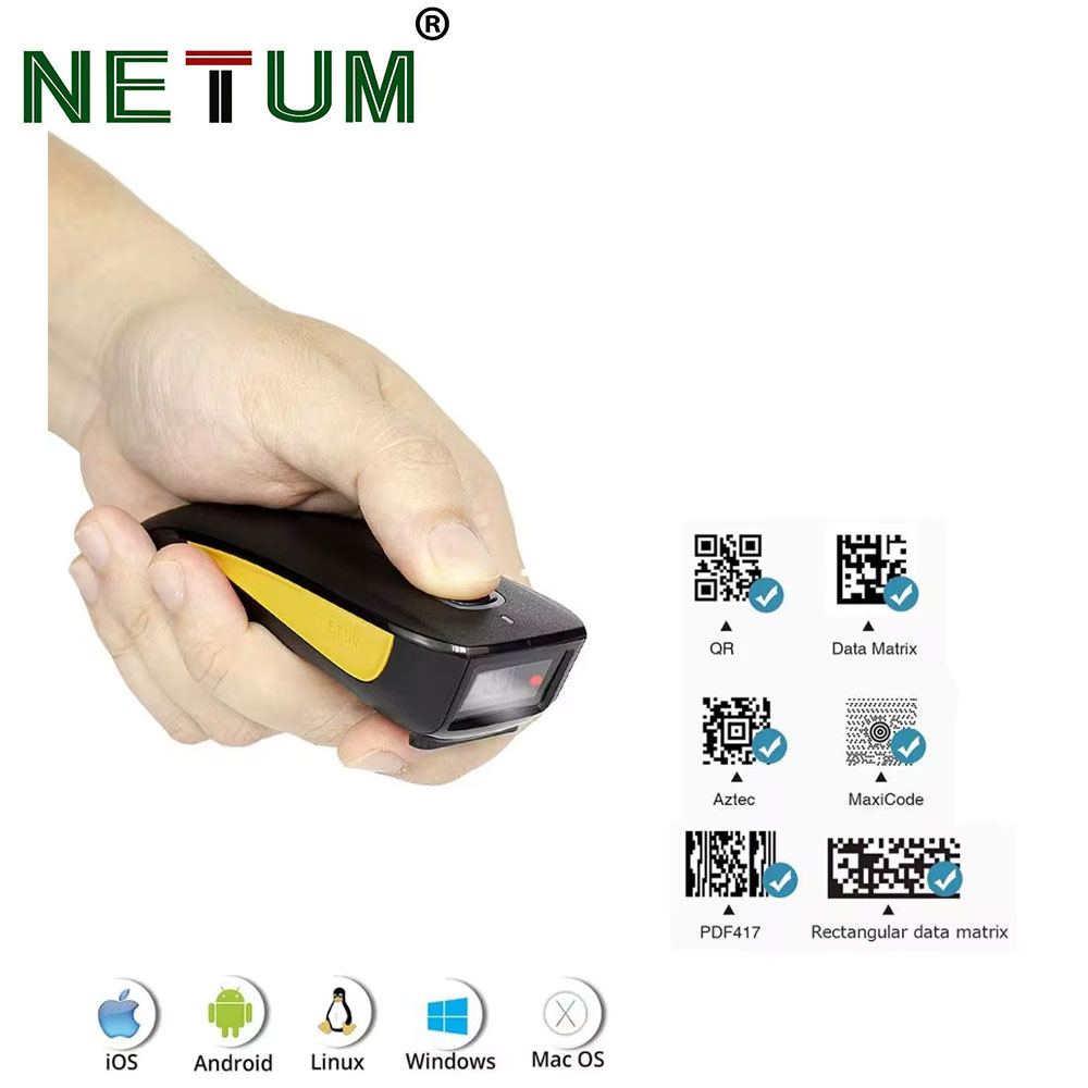NETUM C750 Bluetooth 2D Barcod - مراجعة Industrial Laser Beam وسعره