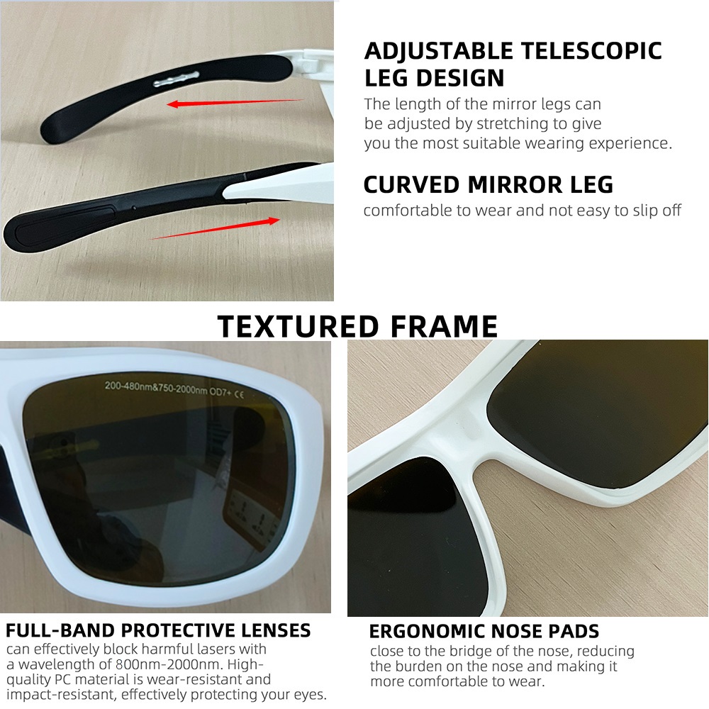 OD7 Laser Safety Glasses Goggl - مراجعة Industrial Laser Hair Removal وسعره
