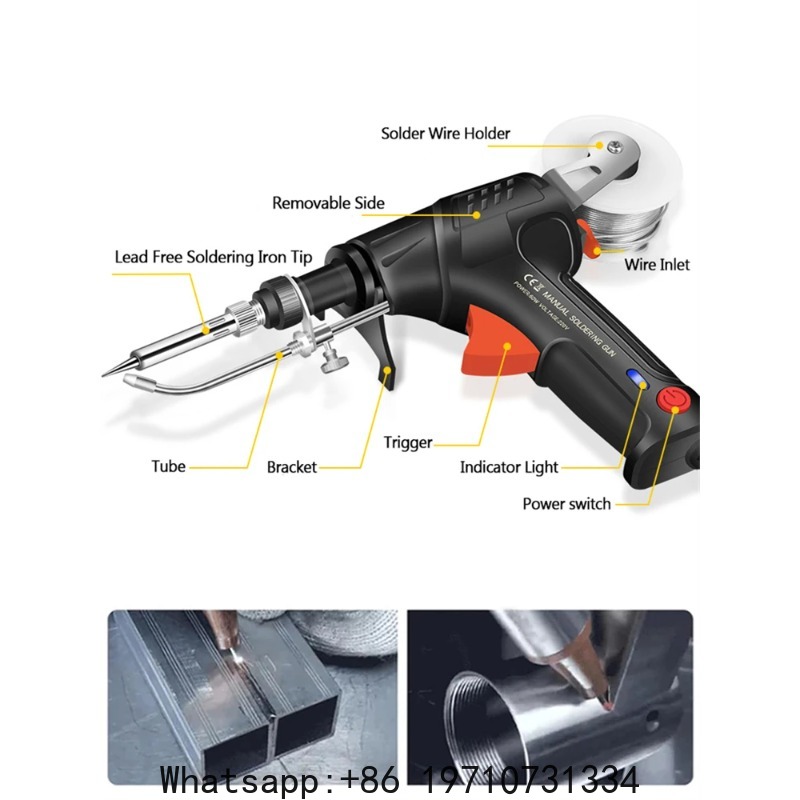 60W Soldering Iron Set Interna - مراجعة Industrial Laser Solder Iron وسعره
