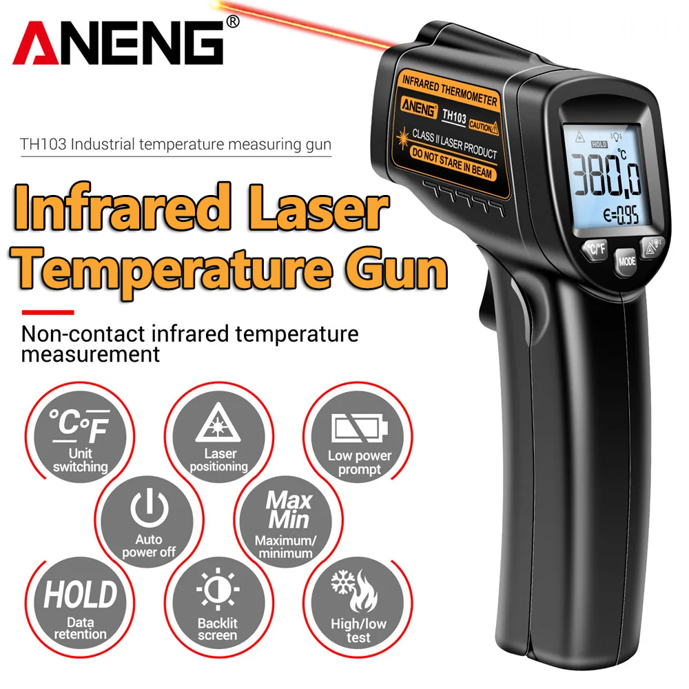 Infrared Laser Temperature Gun - مراجعة Industrial Laser Blaster وسعره