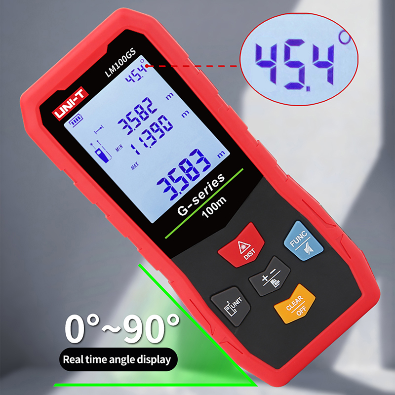 UNI-T Laser Distance Meter LM- - مراجعة Industrial Laser Tape Measure وسعره