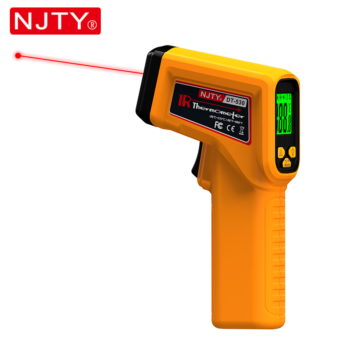 NJTY Infrared Thermometer Lase - مراجعة Industrial Laser Blaster وسعره