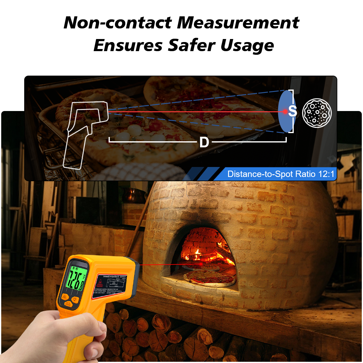 NJTY Infrared Thermometer Lase - مراجعة Industrial Laser Blaster وسعره