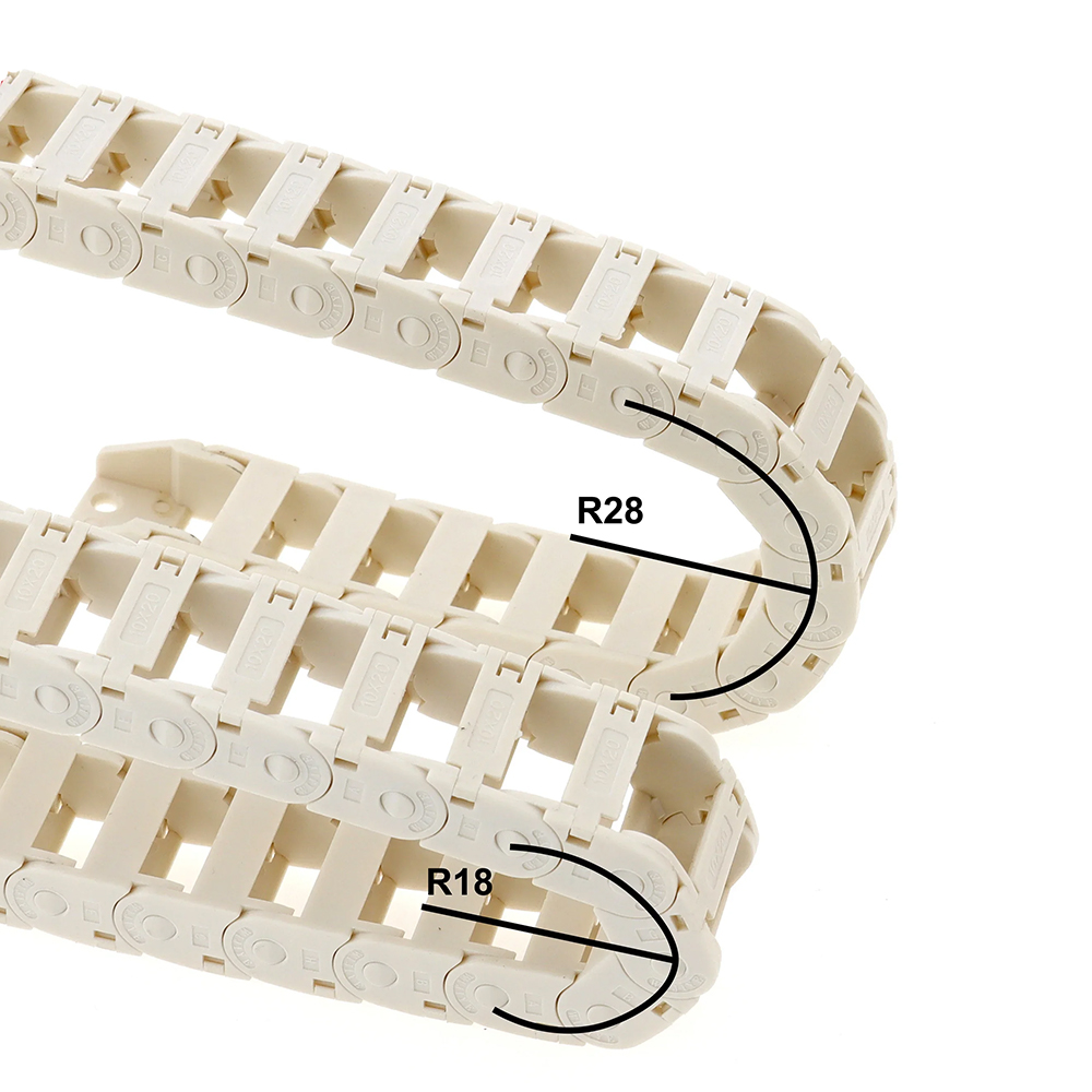 Kande PA66 White Open Type Dra - مراجعة Drag Chain Cnc وسعره