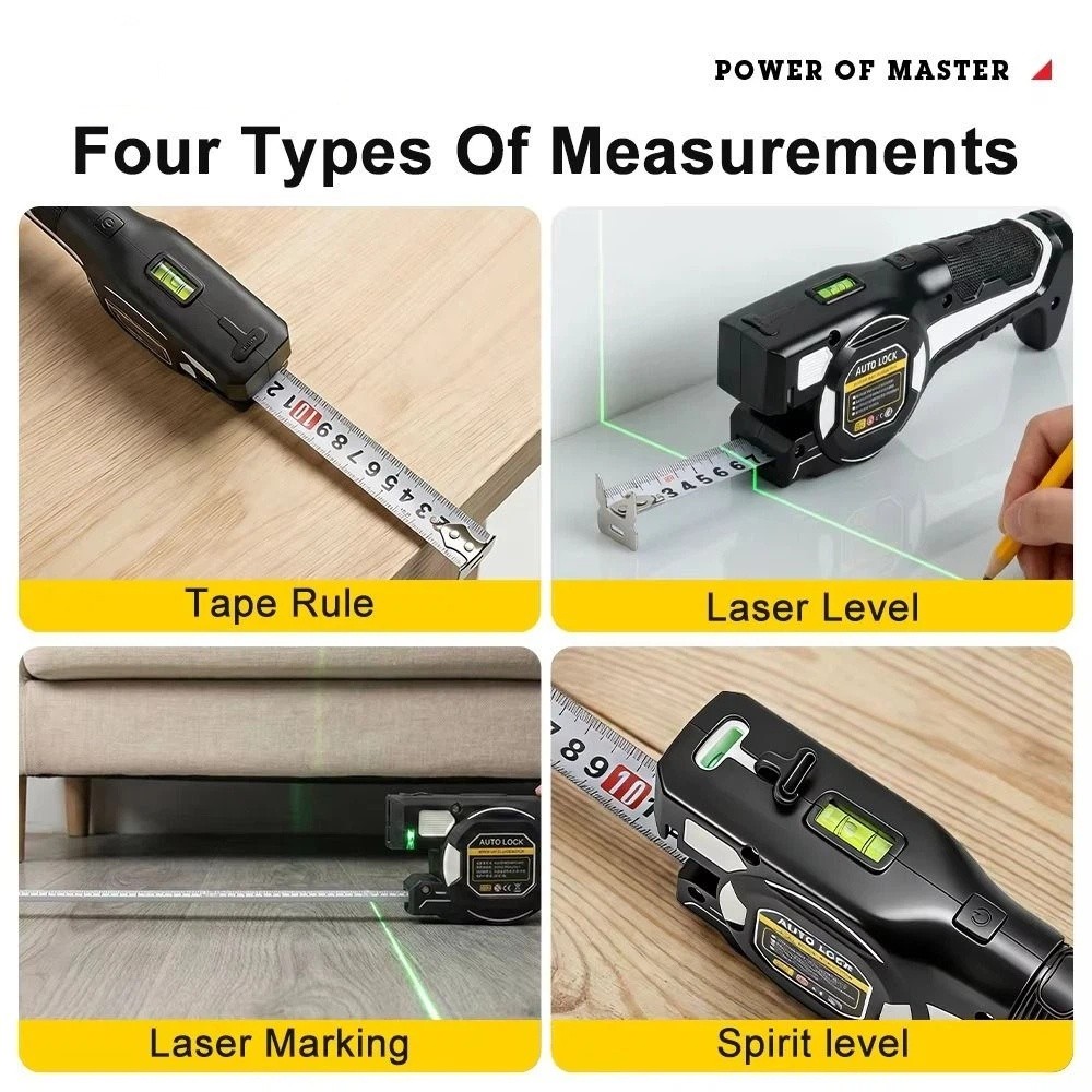 Sturdy Construction Laser Tape - مراجعة Industrial Laser Tape Measure وسعره