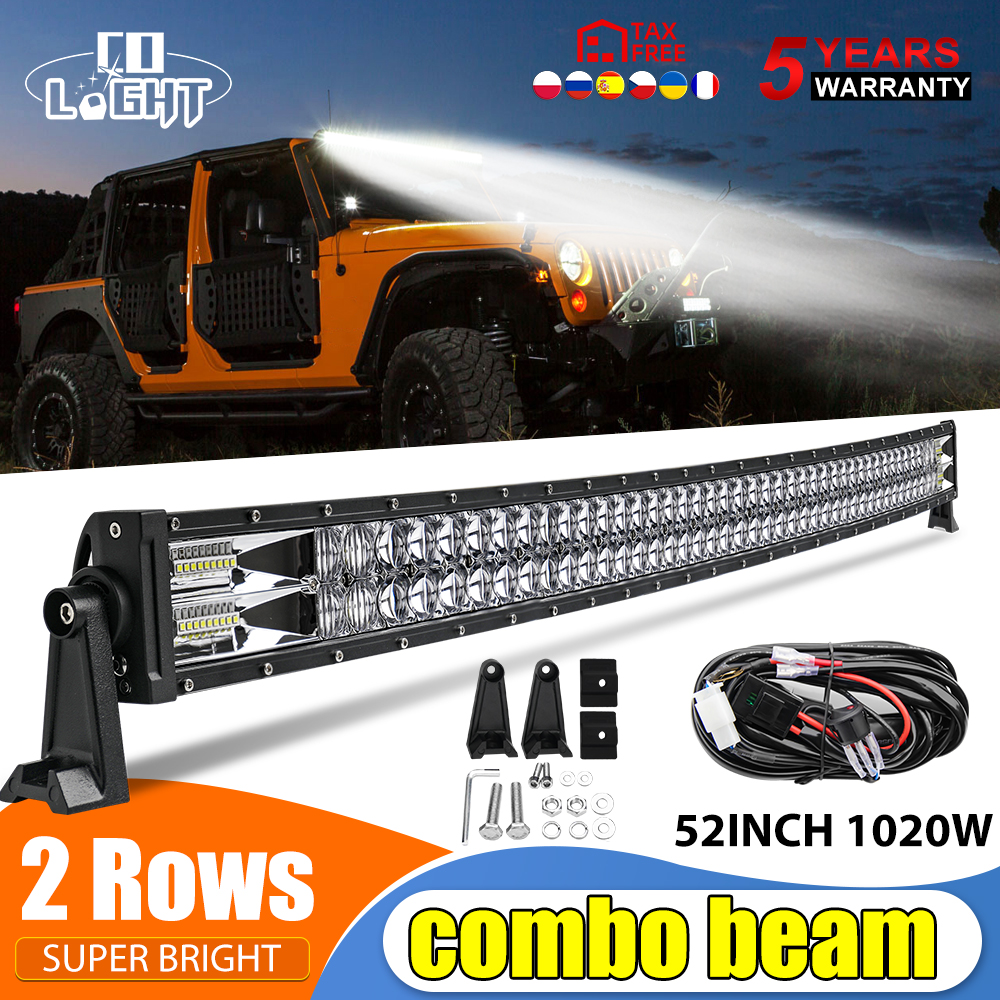 CO LIGHT 22 32 42 52 Inch Curv - مراجعة Industrial Laser Beam وسعره