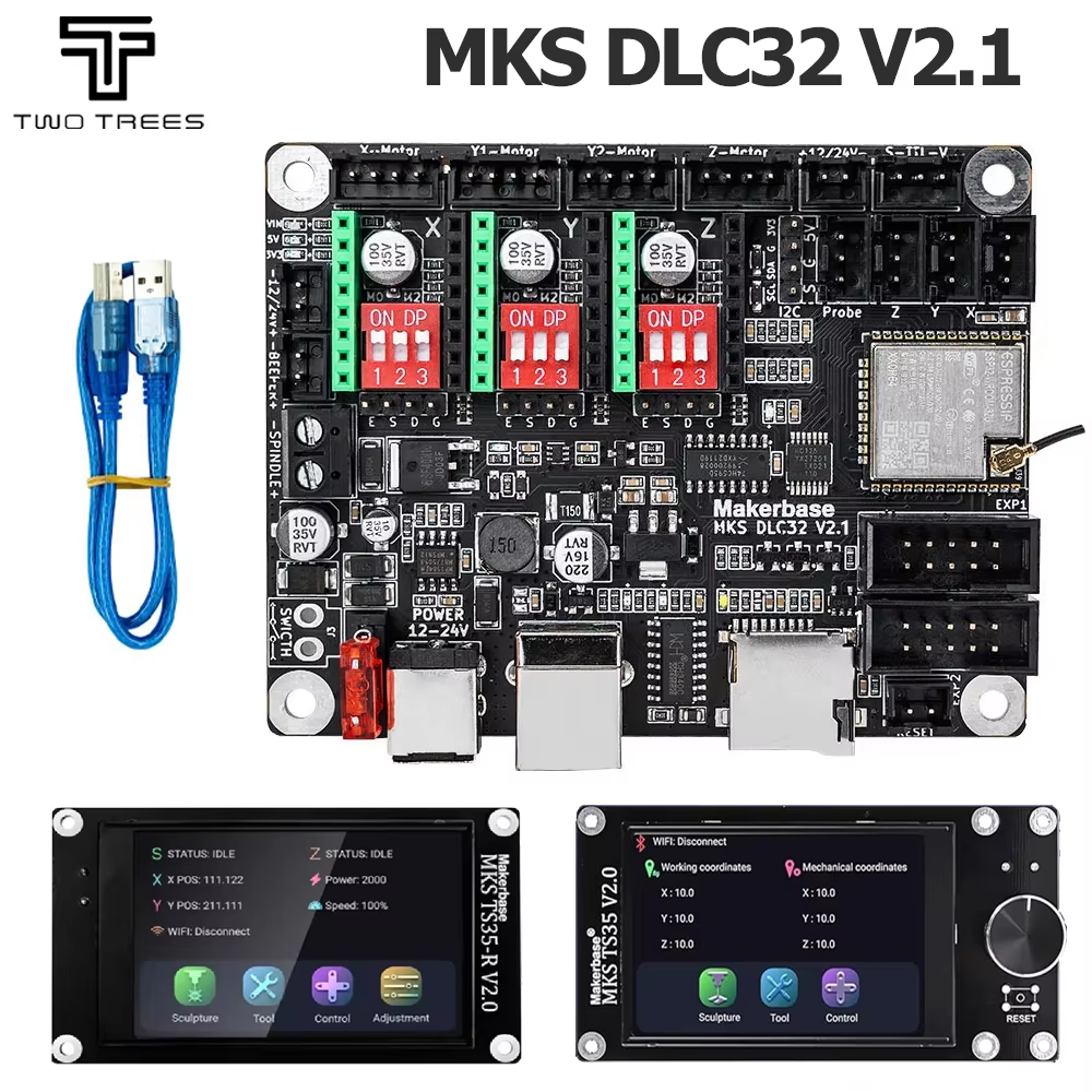 MKS DLC32 V2.1 Offline Control - مراجعة Controller Grbl Board وسعره
