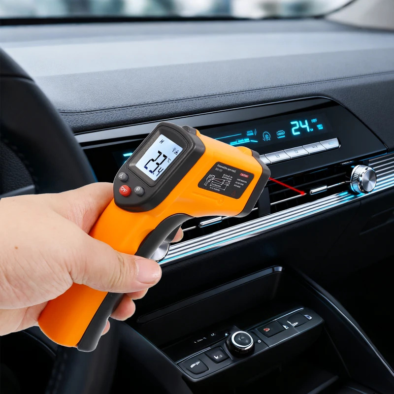 New Infrared Thermometer Handh - مراجعة Industrial Laser Blaster وسعره