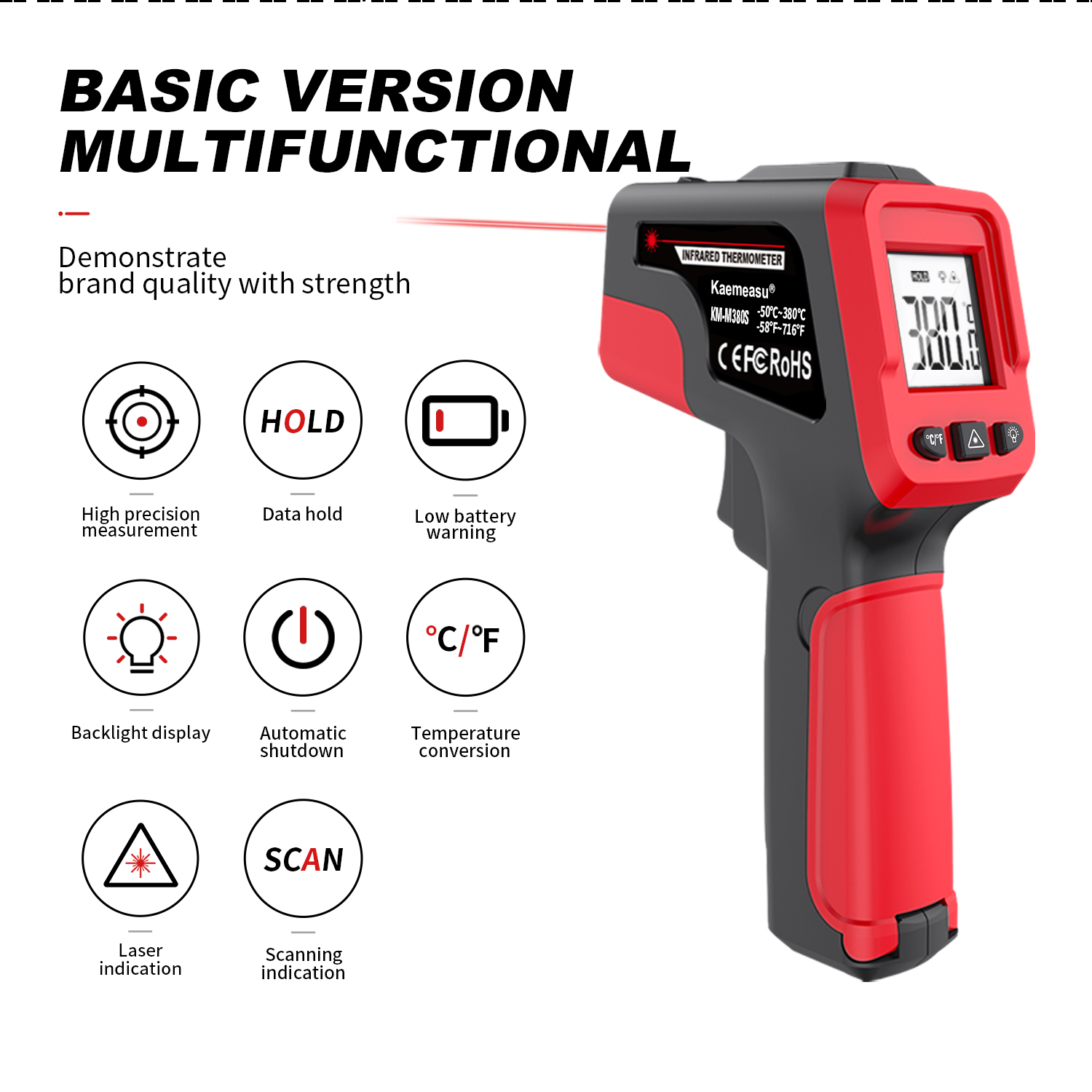 Infrared Thermometer Gun Home  - مراجعة Industrial Laser Blaster وسعره