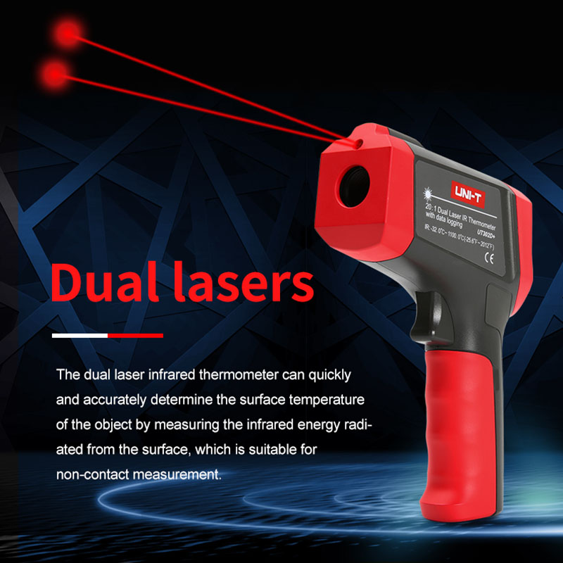 UNI-T Digital Infrared Thermom - مراجعة Industrial Laser Blaster وسعره