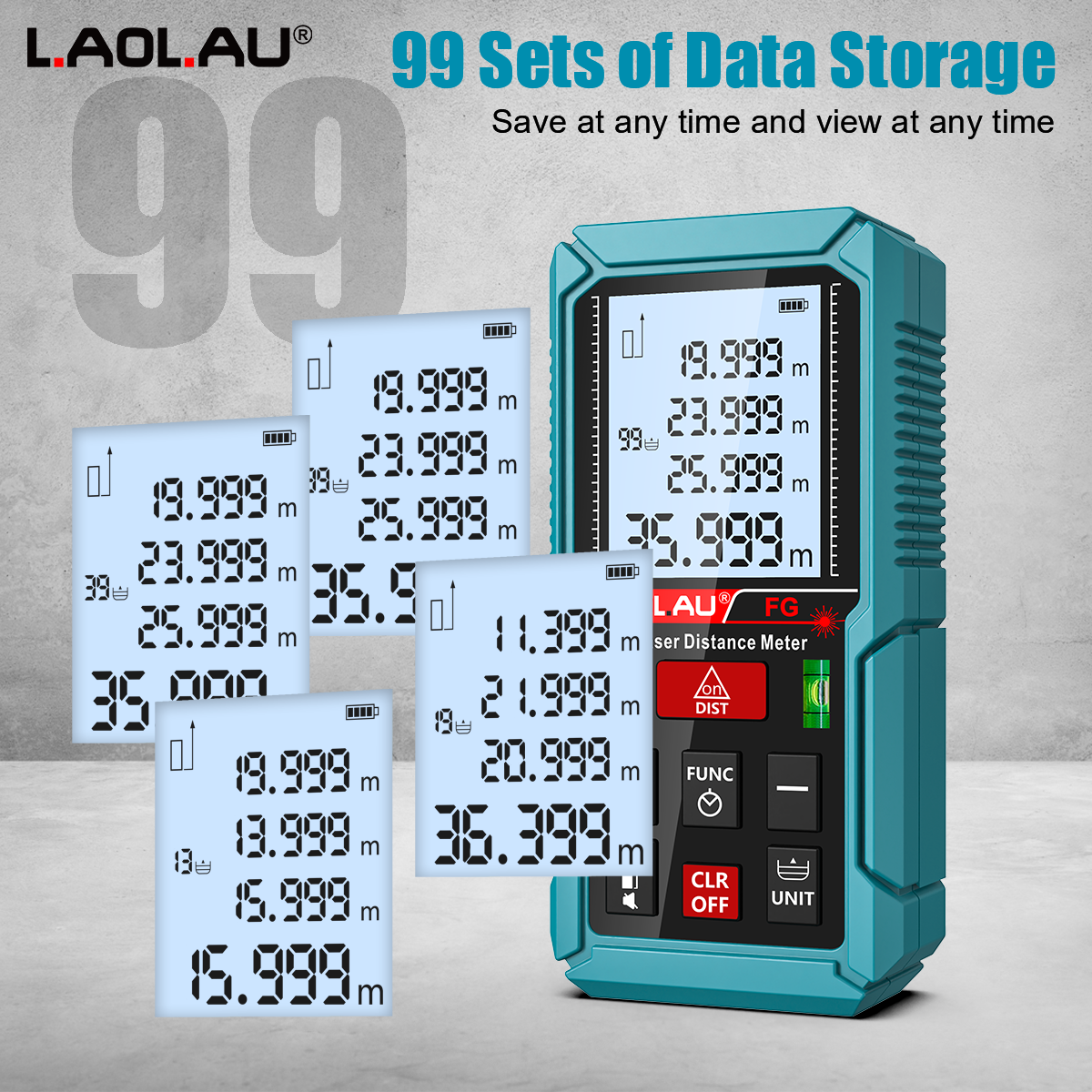 Laser Meter Digital Tape Timer - مراجعة Industrial Laser Tape Measure وسعره