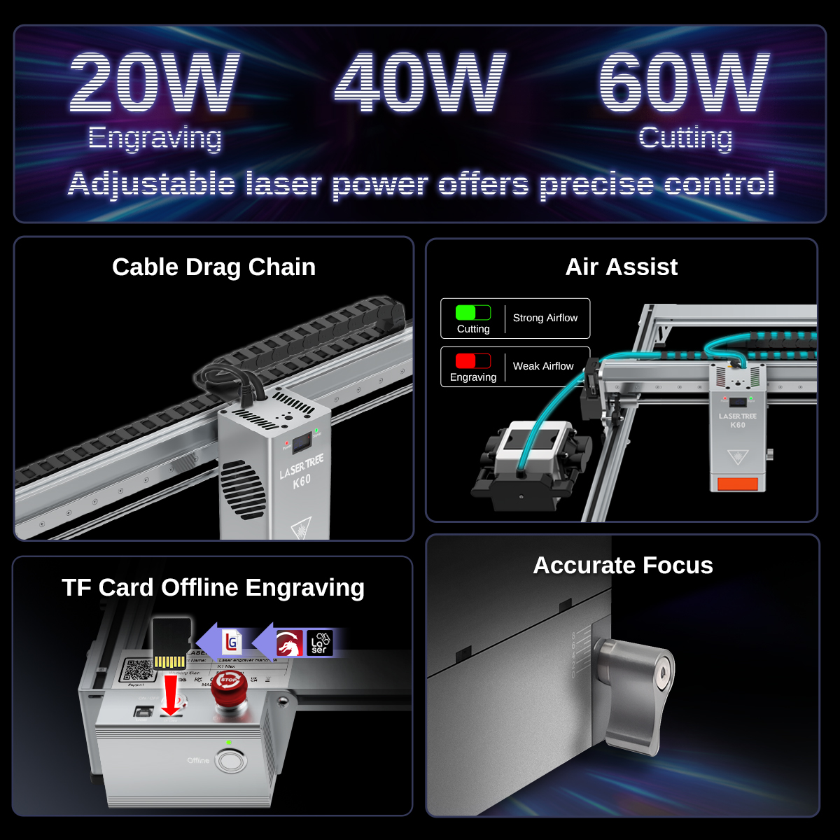 LASER TREE Laser Engraver with - مراجعة Industrial Laser Solutions وسعره
