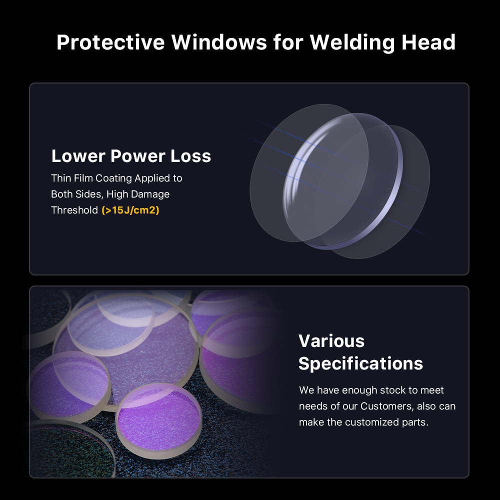 1/10/50/100PCS Fused Silica Pr - مراجعة Industrial Laser Head وسعره