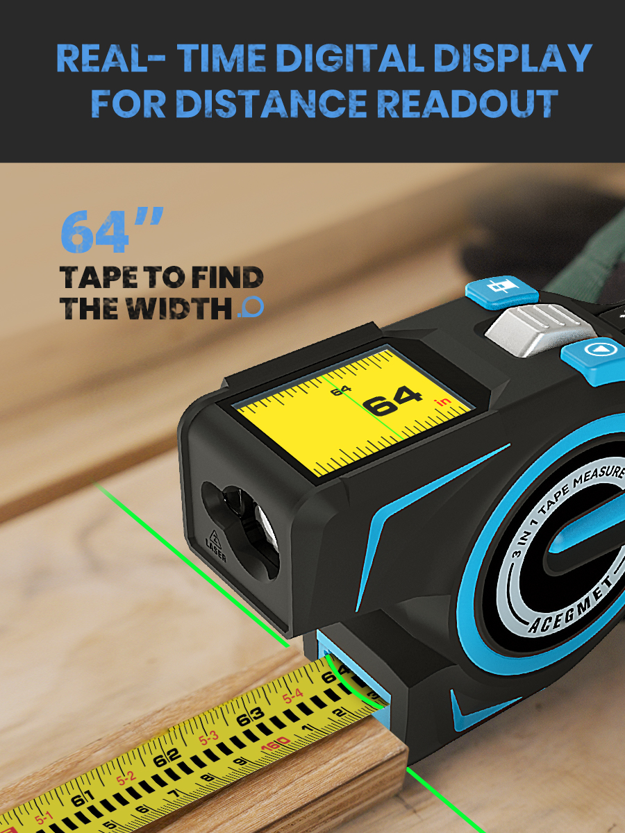Laser Tape Measure 100M Profes - مراجعة Industrial Laser Tape Measure وسعره