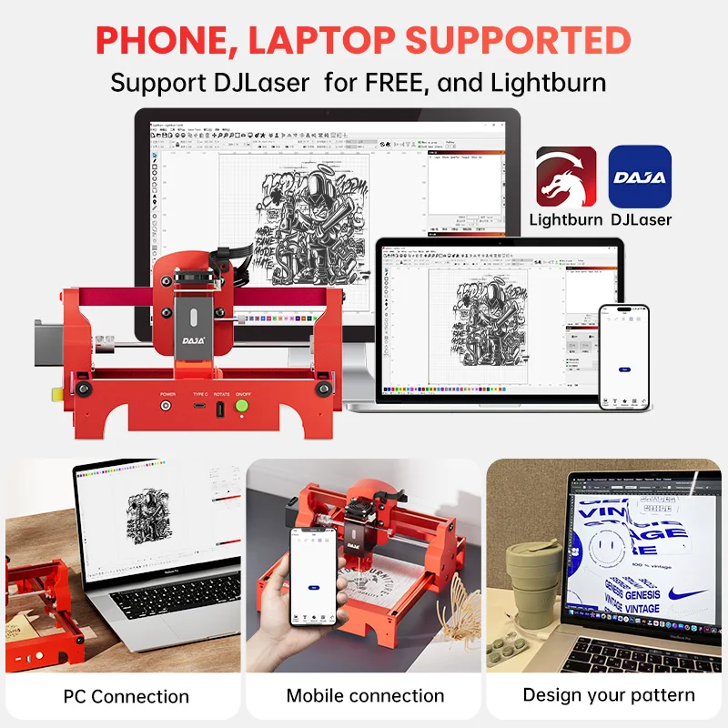 DAJA A7 Laser Engraver 5W Mini - مراجعة Industrial Laser Solutions وسعره