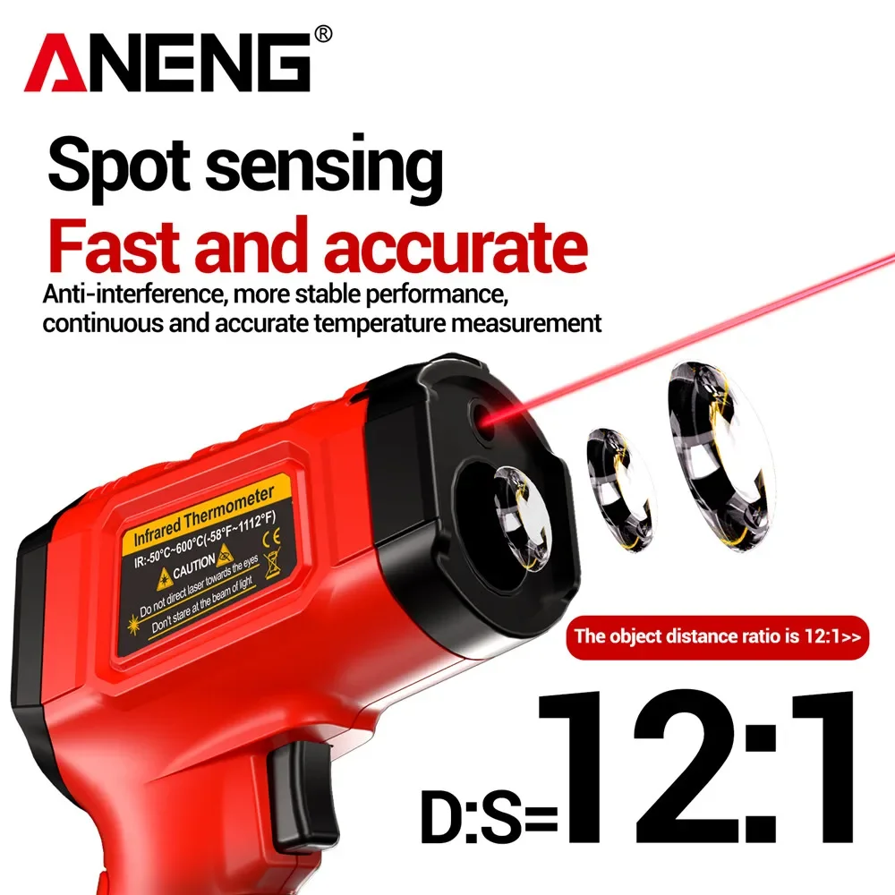 ANENG Infrared Thermometer  No - مراجعة Industrial Laser Blaster وسعره