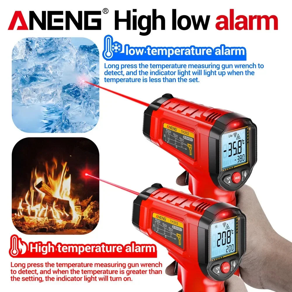 ANENG Infrared Thermometer  No - مراجعة Industrial Laser Blaster وسعره