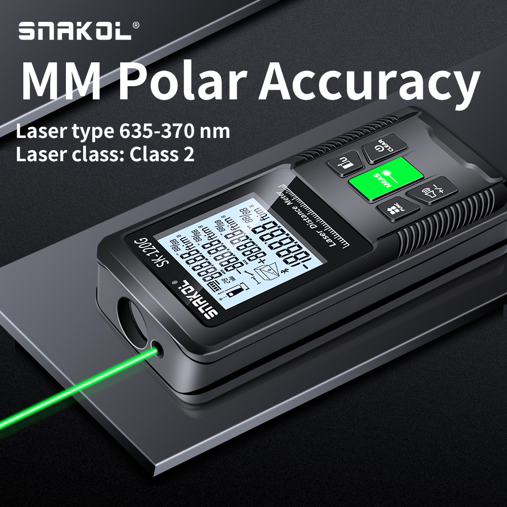 Snakol Laser Distance Meter 40 - مراجعة Industrial Laser Tape Measure وسعره