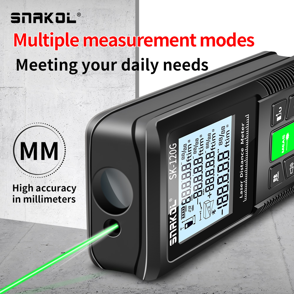 Snakol Laser Distance Meter 40 - مراجعة Industrial Laser Tape Measure وسعره