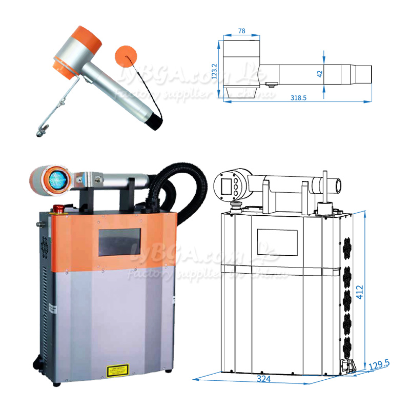 LY-LCG100A 100W Pulsed Laser C - مراجعة Industrial Lasers وسعره