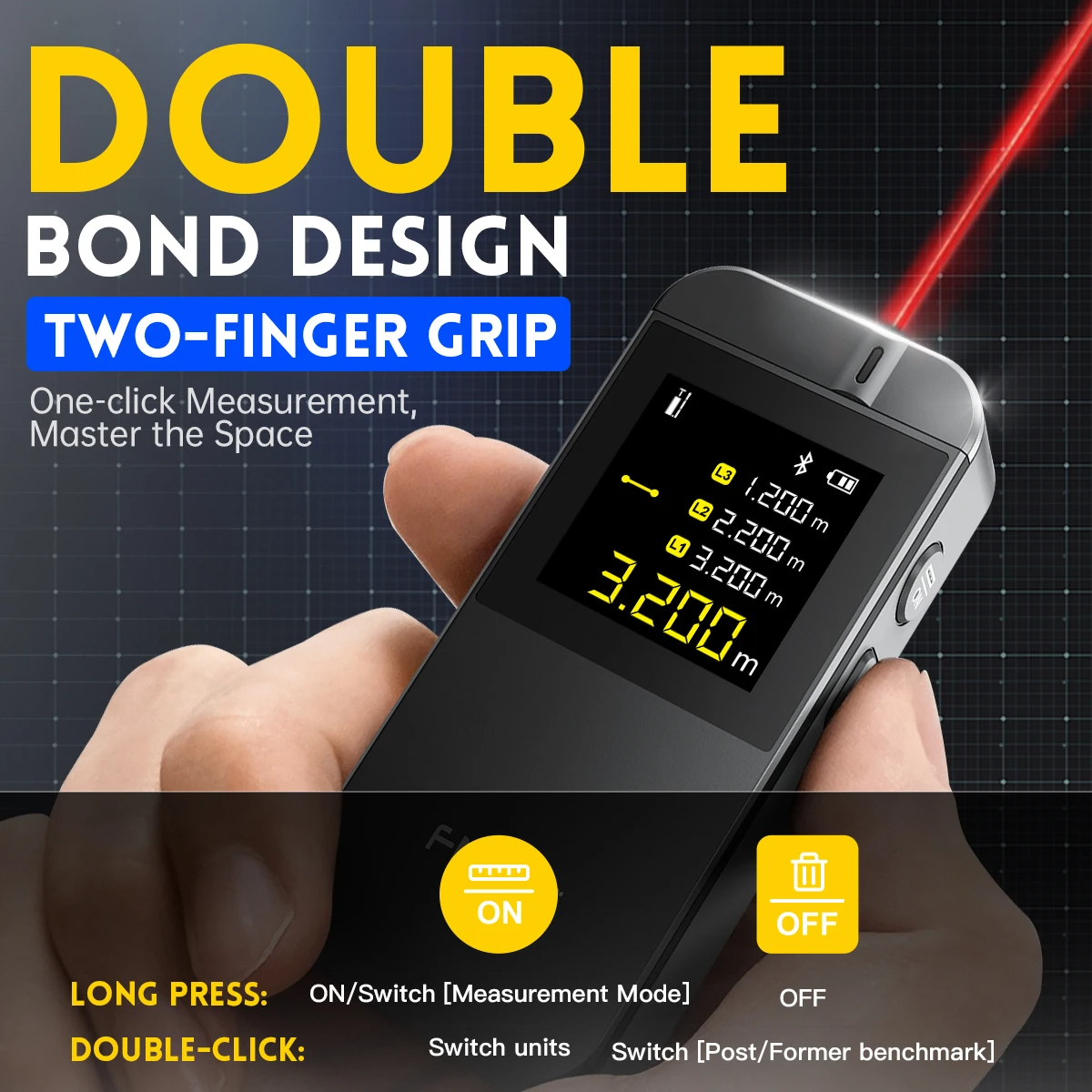 FNIRSI IR40 Digital Laser Tape - مراجعة Industrial Laser Tape Measure وسعره