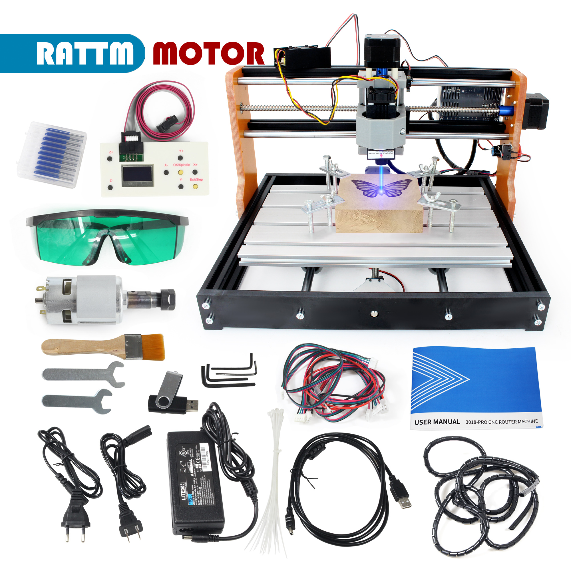 【EU&USA Stock】CNC 3018 PRO Las - مراجعة Industrial Laser Solutions وسعره