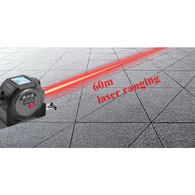 Laser Rangefinder Tape Measure - مراجعة Industrial Laser Tape Measure وسعره