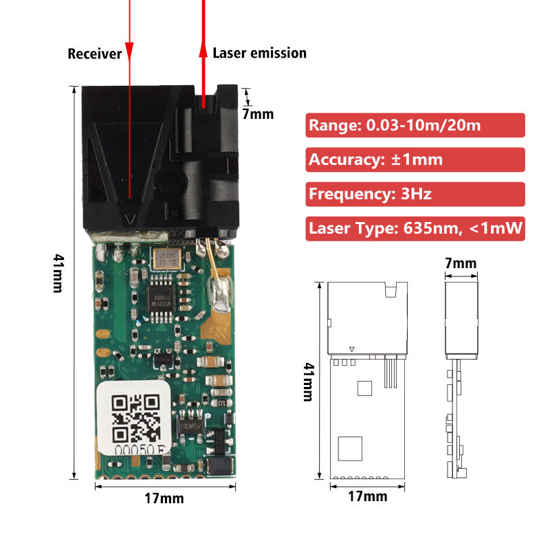 10m Short-Range High Precision - مراجعة Industrial Laser Arduino Distance Sensor 10 M وسعره