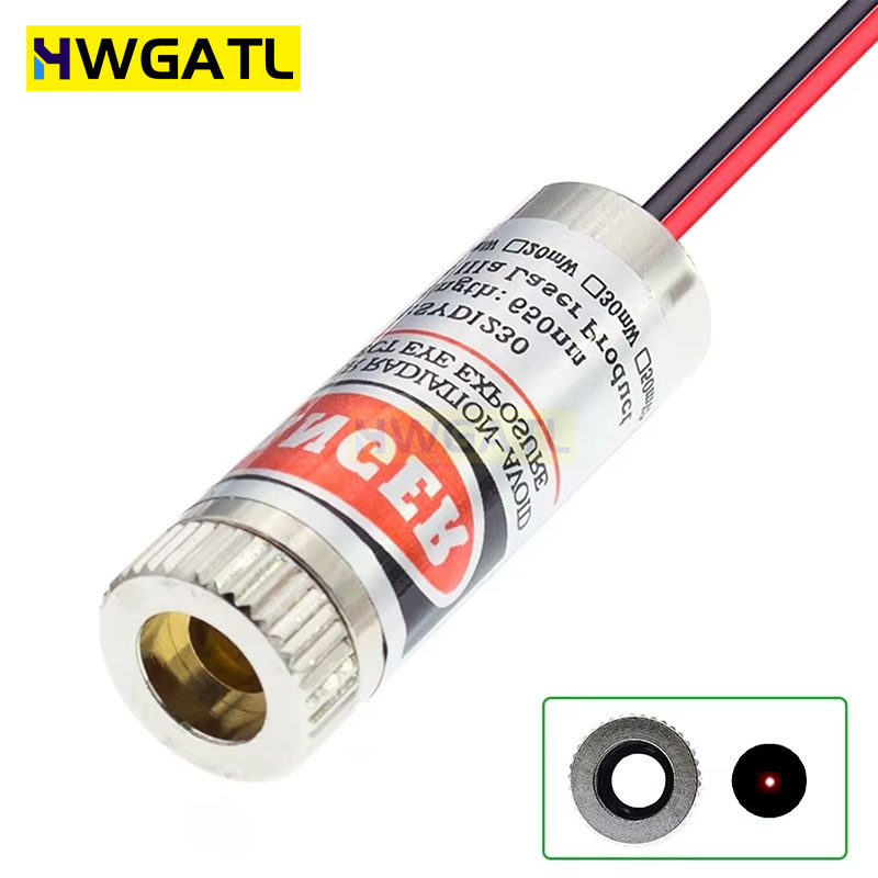 650nm 5mW Red Point / Line / C - مراجعة Industrial Laser Head وسعره