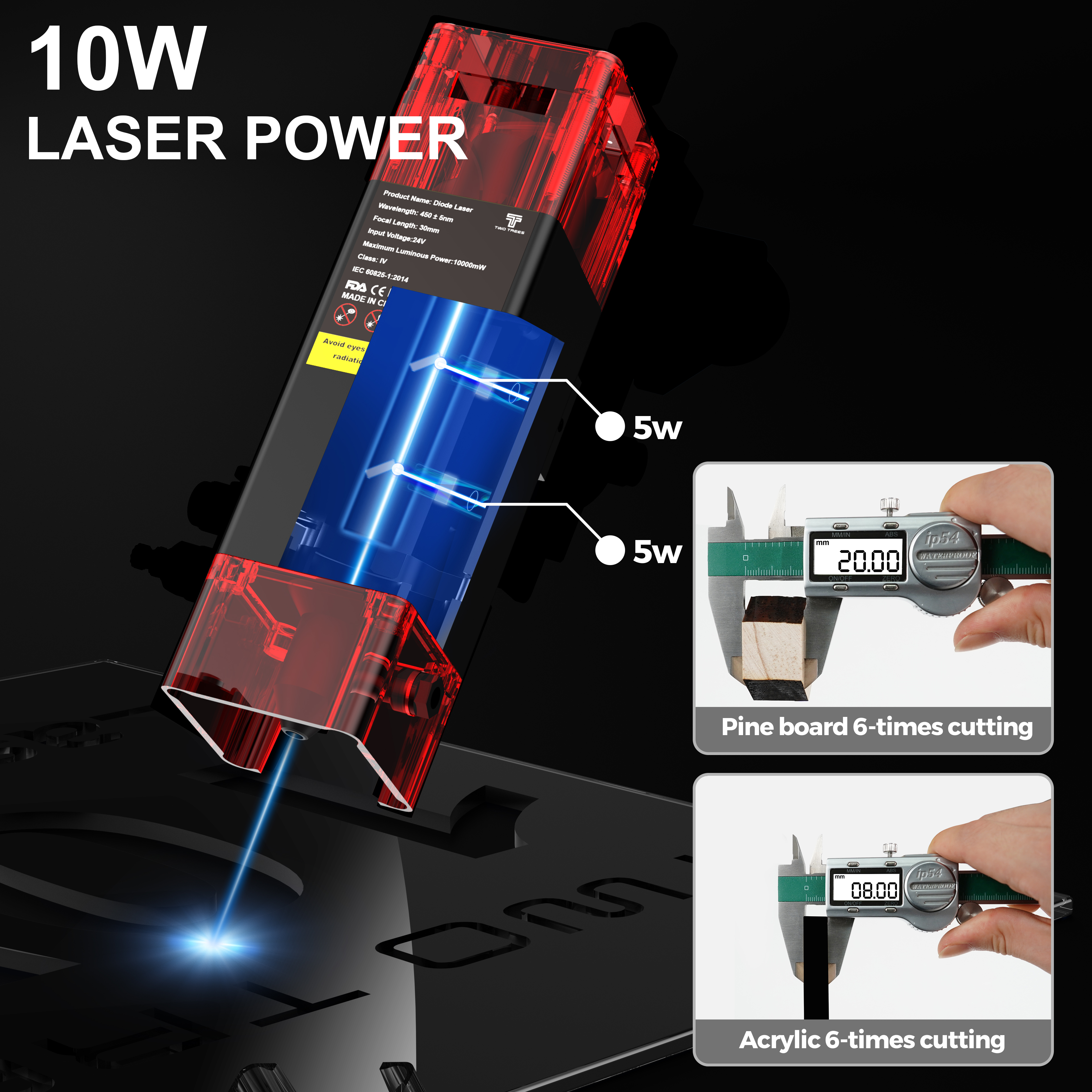 TWOTREES TTS-10 Pro Laser Engr - مراجعة Industrial Laser Solutions وسعره