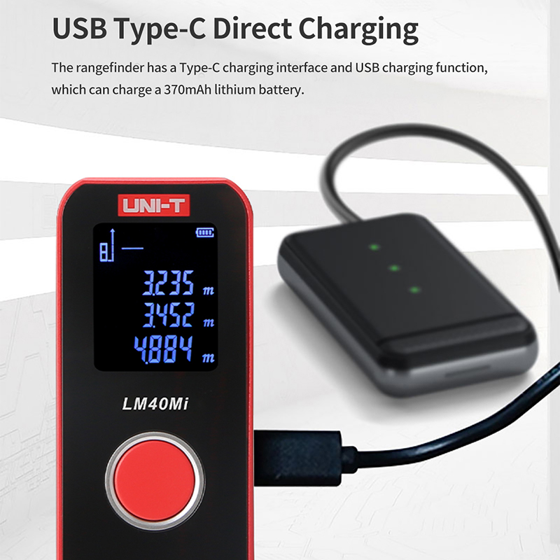 UNI-T Laser Distance Meter 40m - مراجعة Industrial Laser Tape Measure وسعره
