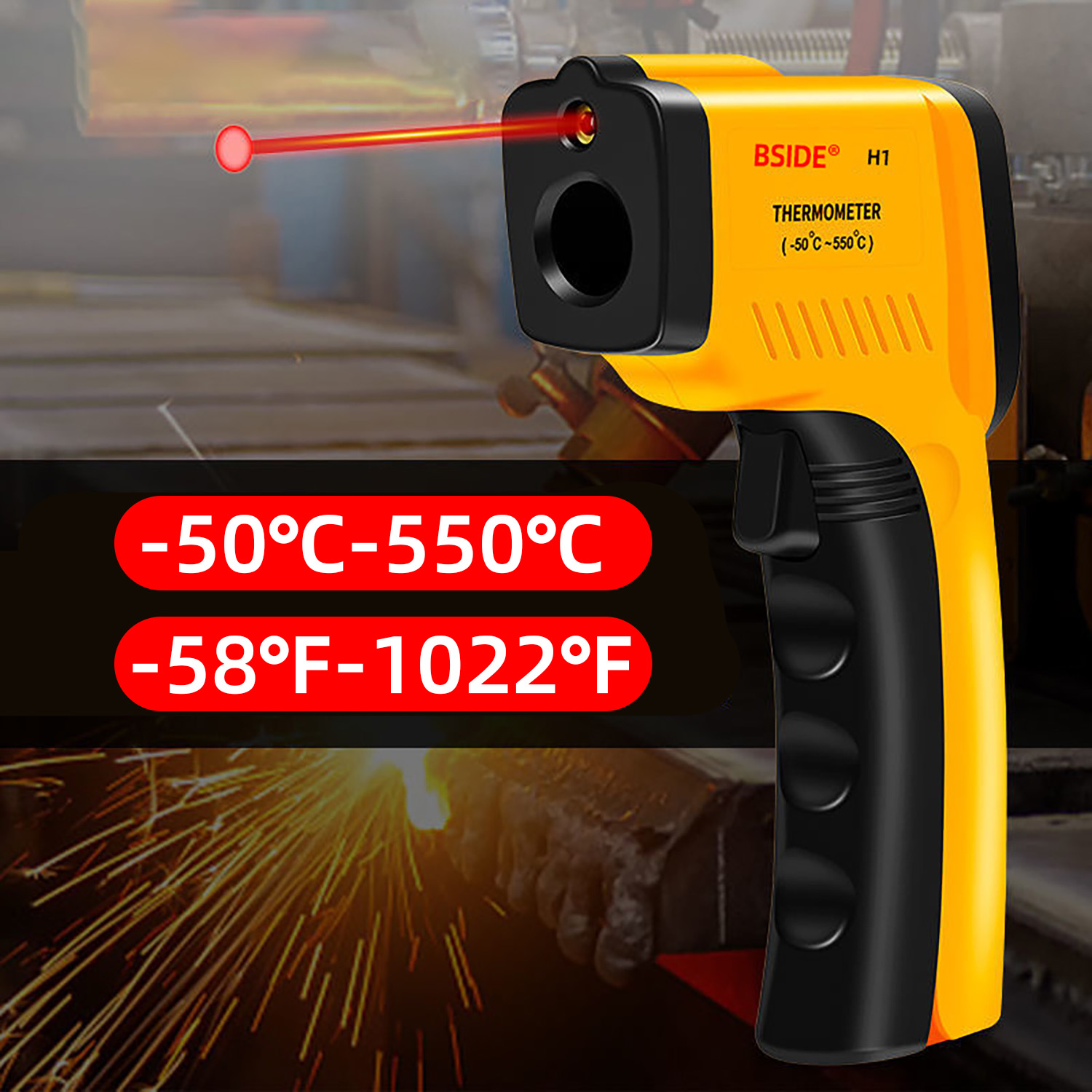 Digital Infrared Thermometer - - مراجعة Industrial Laser Blaster وسعره