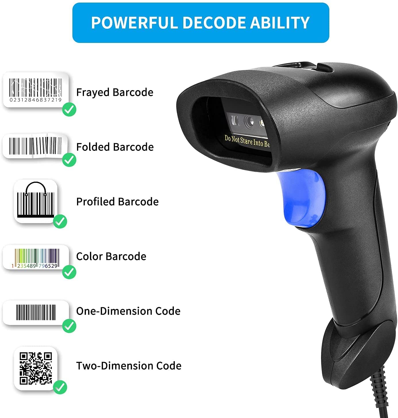 NETUM L5 Wired 2D Barcode Scan - مراجعة Industrial Laser Beam وسعره