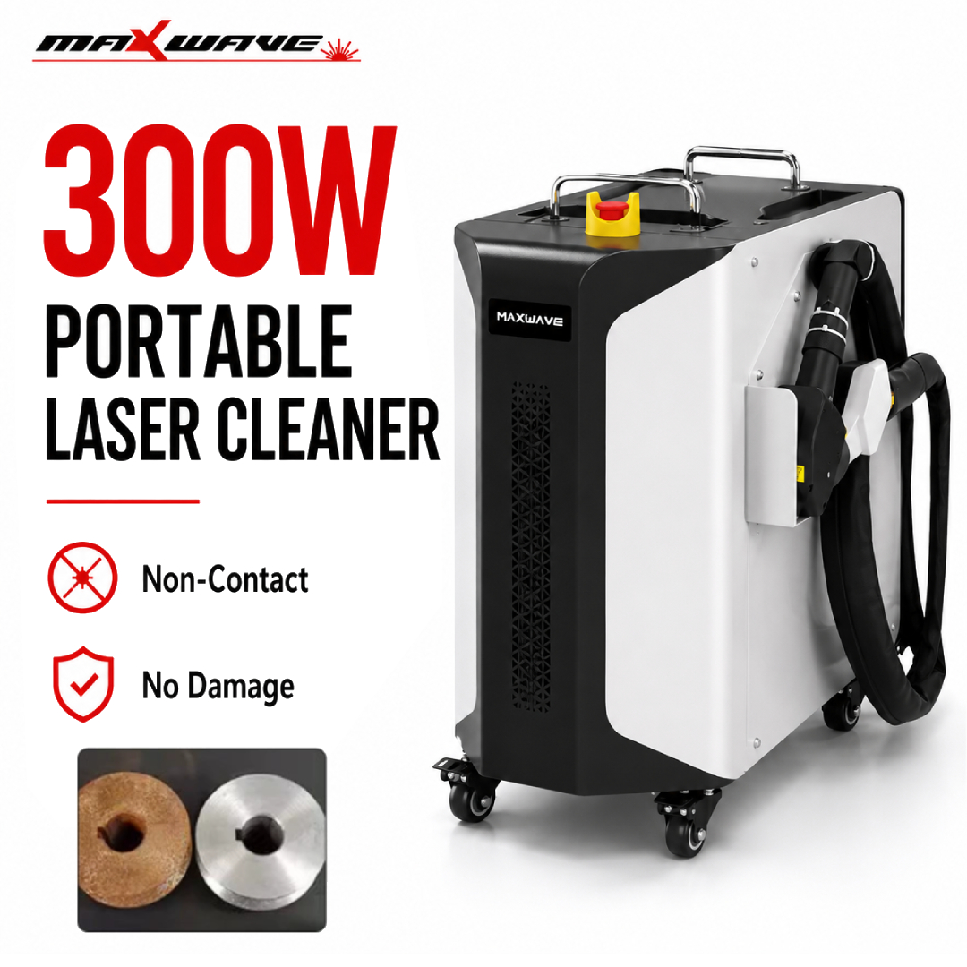 Maxwave 300W Laser Cleaner Por - مراجعة Industrial Laser Paint Remover وسعره