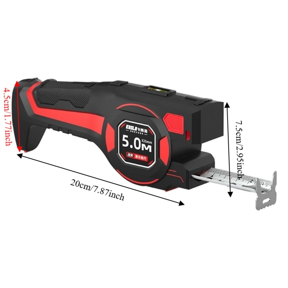 3-in-1 Laser Tape Measure Retr - مراجعة Industrial Laser Tape Measure وسعره