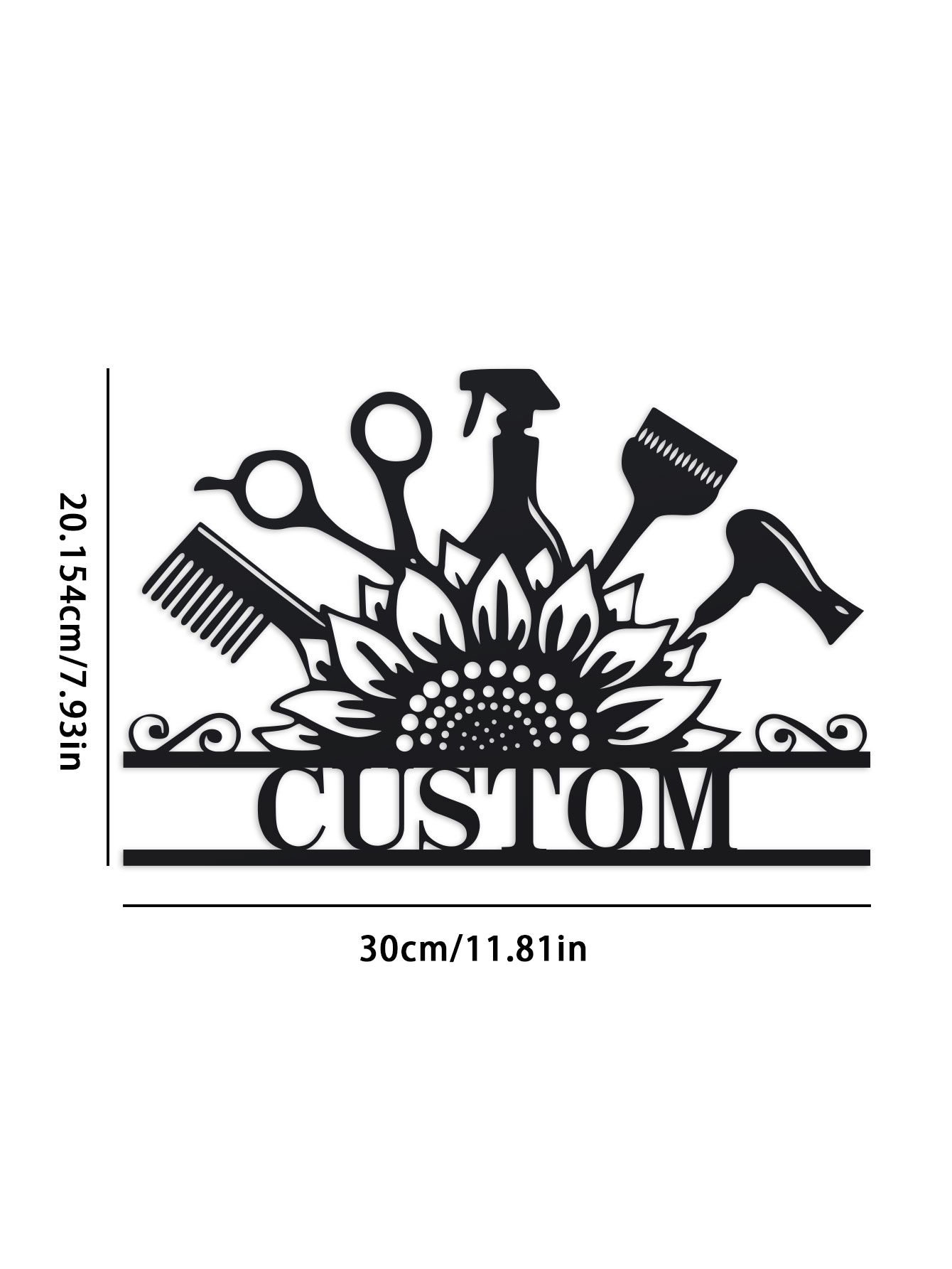Custom Hair Dresser Metal Sign - مراجعة Industrial Lasers وسعره