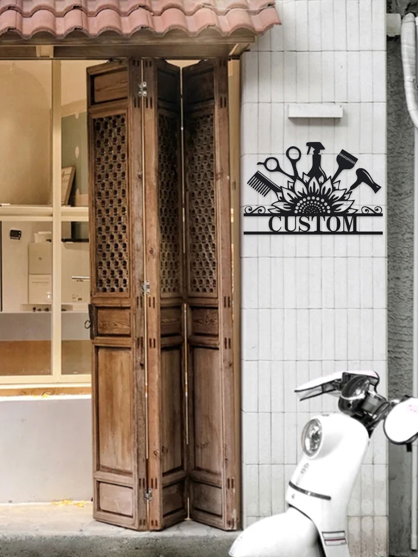 Custom Hair Dresser Metal Sign - مراجعة Industrial Lasers وسعره