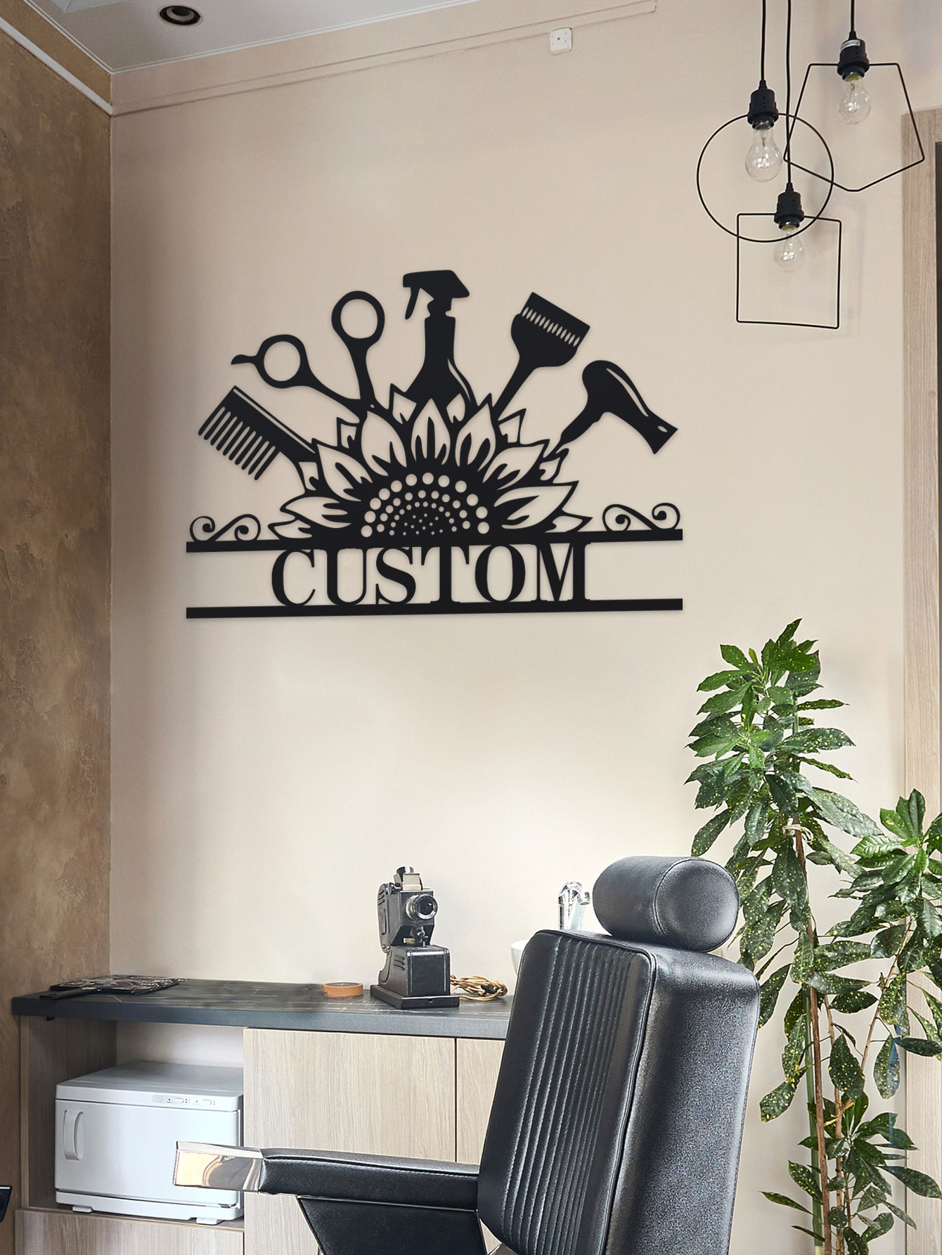 Custom Hair Dresser Metal Sign - مراجعة Industrial Lasers وسعره
