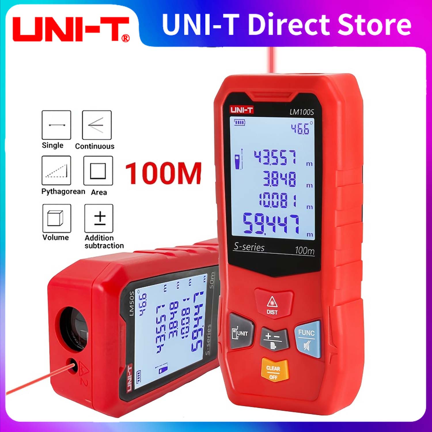 UNIT Laser Rangefinder LM40S/6 - مراجعة Industrial Laser Tape Measure وسعره