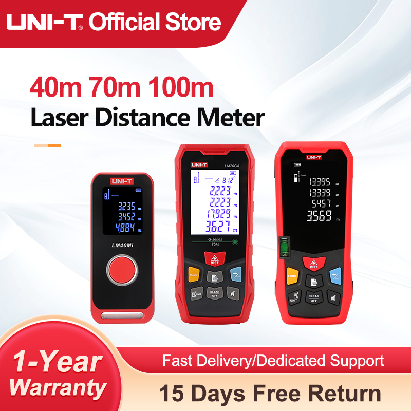 UNI-T Laser Rangefinder 40m 60 - مراجعة Industrial Laser Tape Measure وسعره