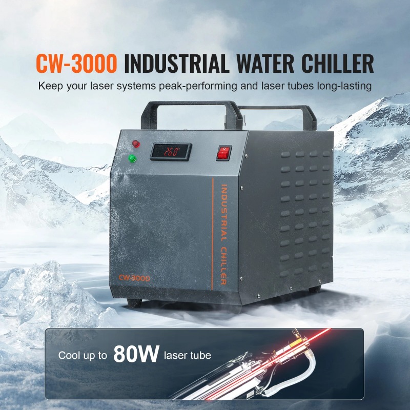 SucceBuy Industrial Water Chil - مراجعة Laser Industrial Chiller وسعره