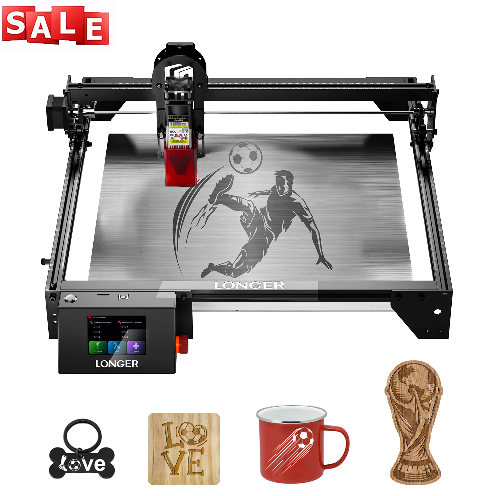 LONGER RAY5 Smart Laser Cutter - مراجعة Industrial Laser Solutions وسعره